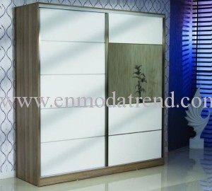 aynalı tek kapak sürgülü dolap