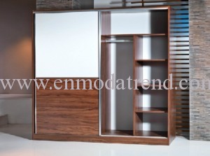 raylı çekmeceli sürgülü dolap