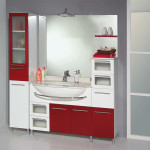 Banyo dolapları çamaşır makinesi dolapları 3 büyük aynalı banyo dolabı