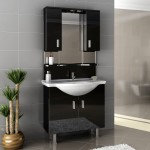 Banyo dolapları çamaşır makinesi dolapları 5 siyah mini banyo dolabı