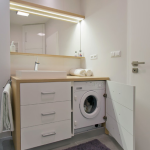 Banyo dolapları çamaşır makinesi dolapları 13 çekmeceli çamaşır makinesi dolabı