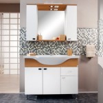 Banyo dolapları çamaşır makinesi dolapları 23 üçlü banyo dolabı