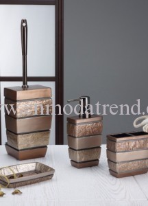 inverno Bronz 5 Parça Banyo Seti