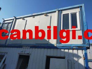 Dükkan kapatma işlemleri 4 Çıkma 2 katlı şantiye konteyner 5000 TL