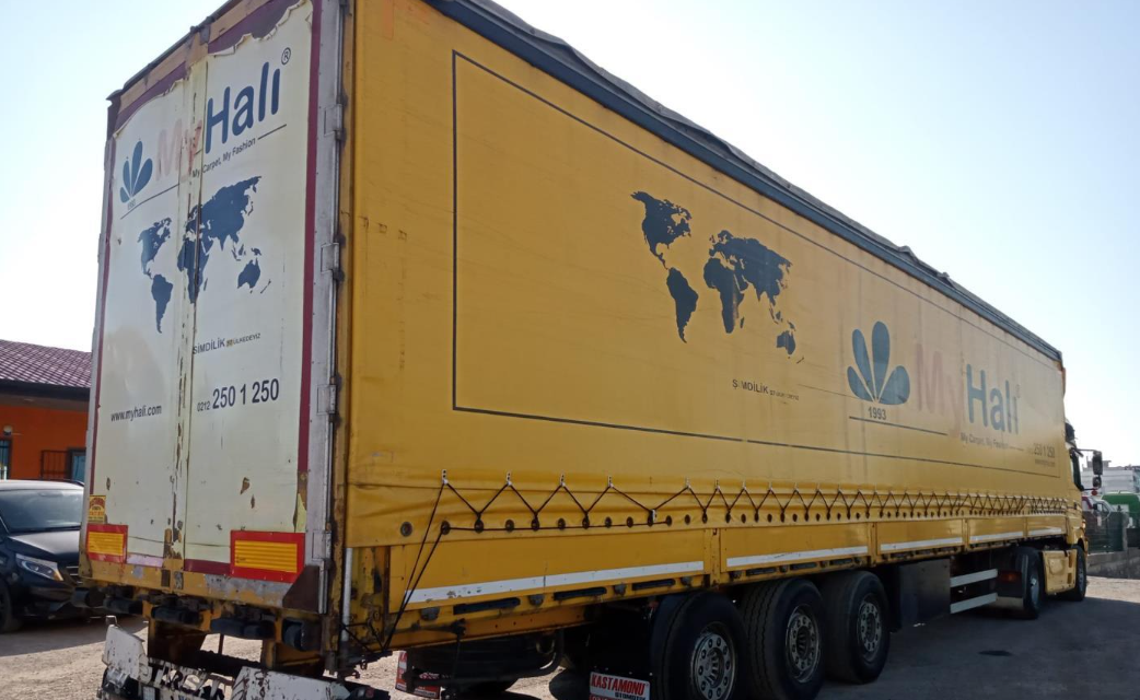 İKİNCİ EL KAYARPERDE KAYARÇATILI ALÜMİNYUM KAPAKLI DORSE